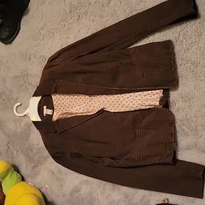 Brown courdory jacket